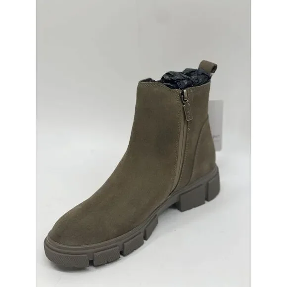 Aqua College Women's Priya Pull-On Ankle Boots - Dark Taupe 7.5M - Picture 3 of 7